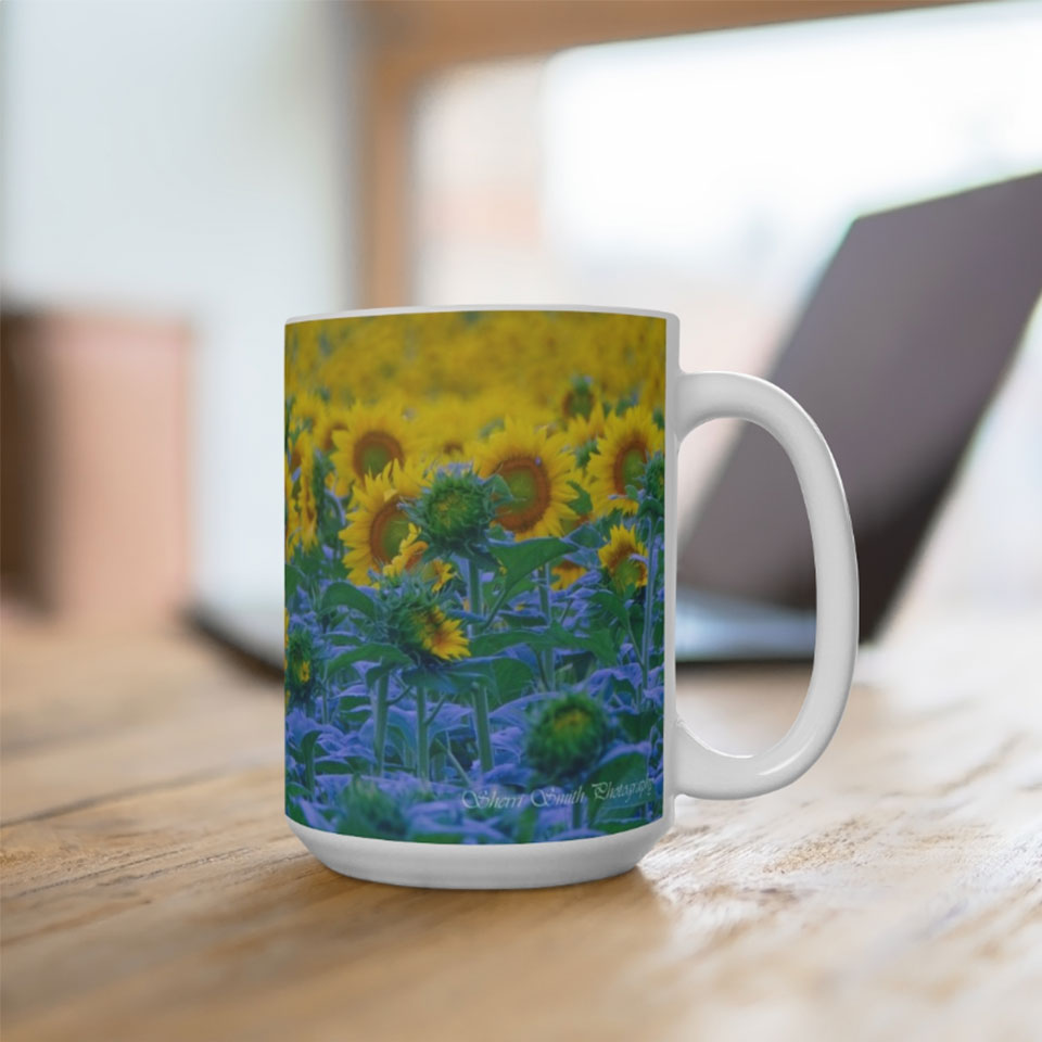 thumbnail image 2 of Certified International 18 Oz Sunflower Fields Coffee Mug - Large, Yellow Floral Ceramic, Microwave & Dishwasher Safe 2 of 4